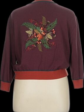Pavlava Embroidered Cardigan Size xl